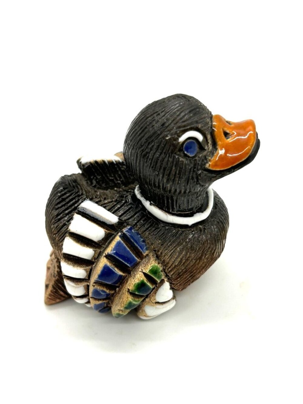 Artesania Rinconada Mallard Duck Figurine Hand-Painted Ceramic Collectible Decor - Picture 5 of 10